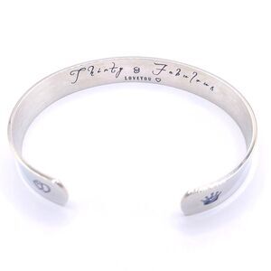 Silver Cuff Bracelet Minimalist 30th Birthday Cuff Bracelet